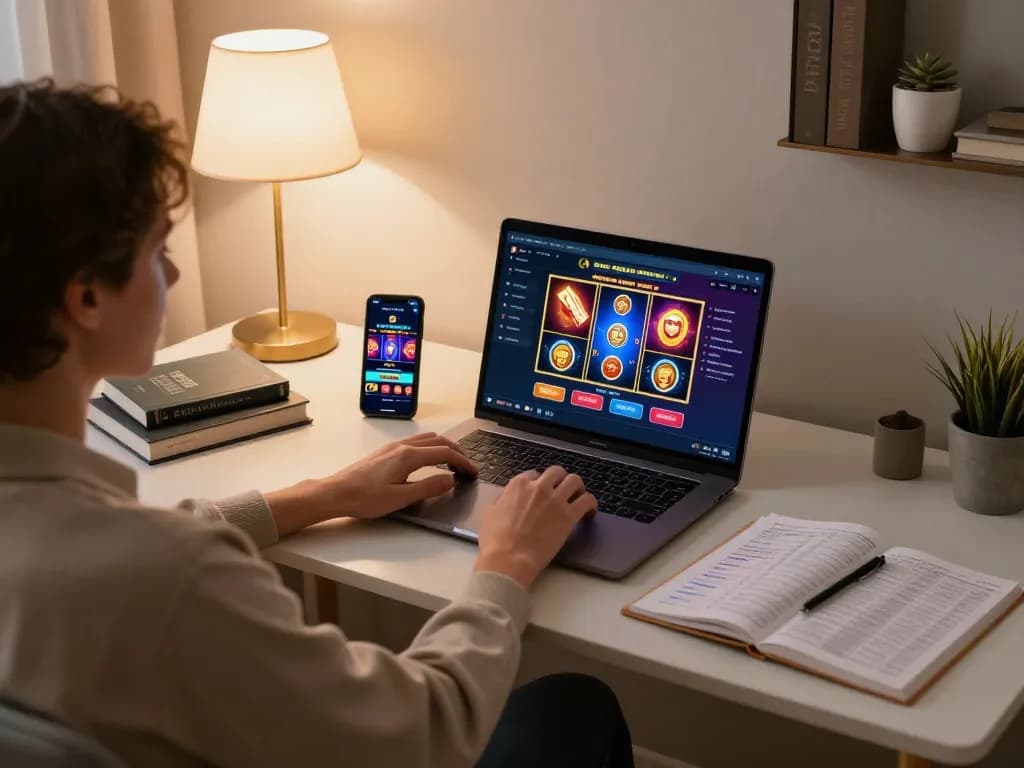 Engaging with online slots at home using vin88lk for strategic gaming insights and responsible gambling practices
