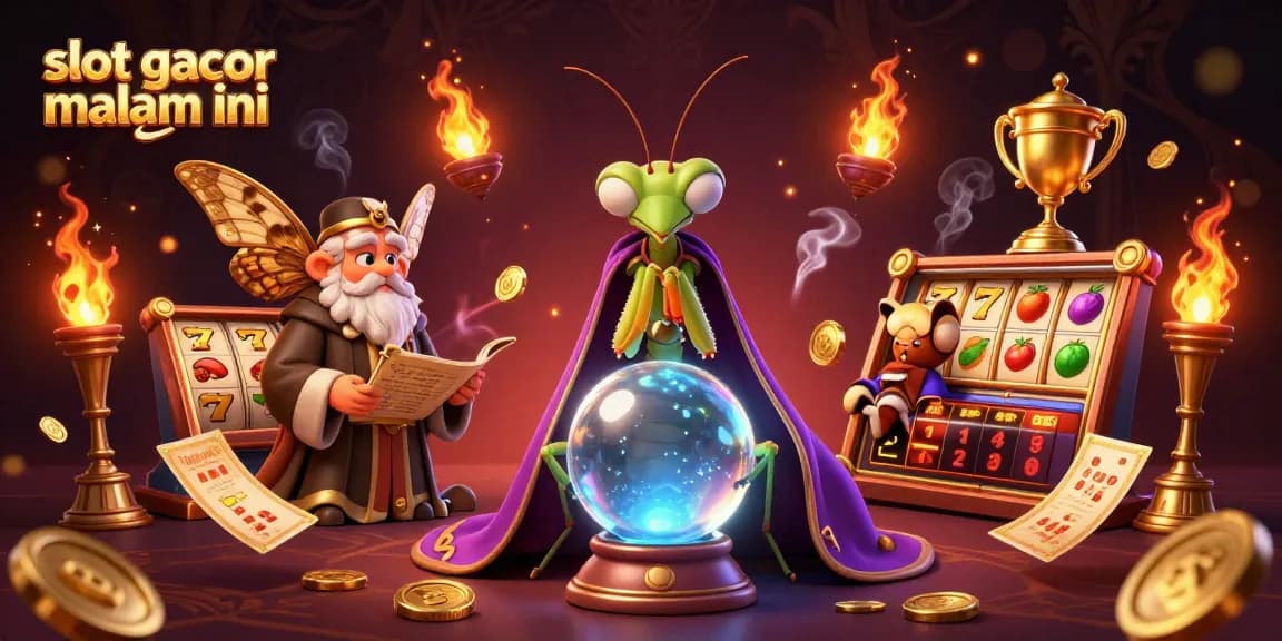 Engage in thrilling gameplay with slot gacor malam ini surrounded by vibrant slot elements.