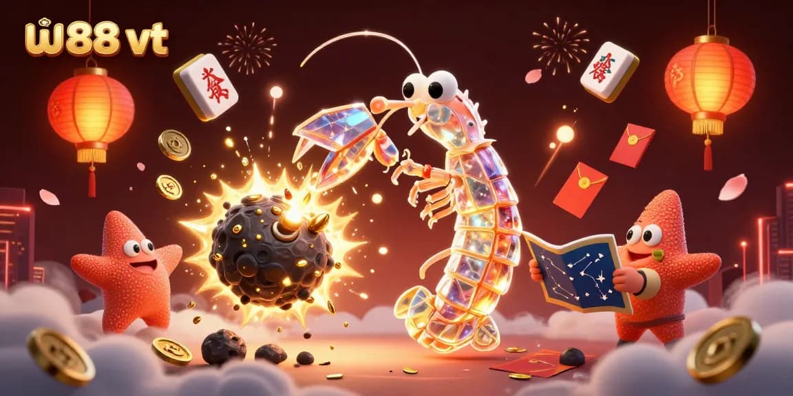 Trải nghiệm cá cược tuyệt vời tại w88 vt với hình ảnh sinh động và thú vị.