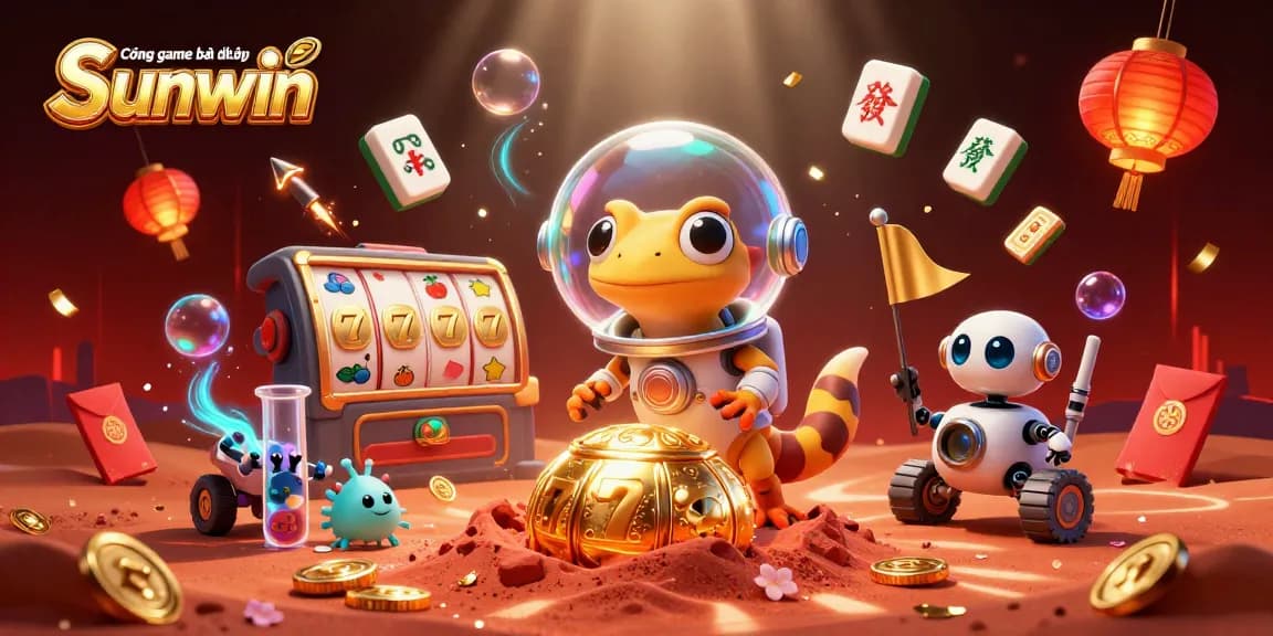 Experience Cổng game bài đổi thưởng Sunwin's thrilling casino treasures captured in 3D art.