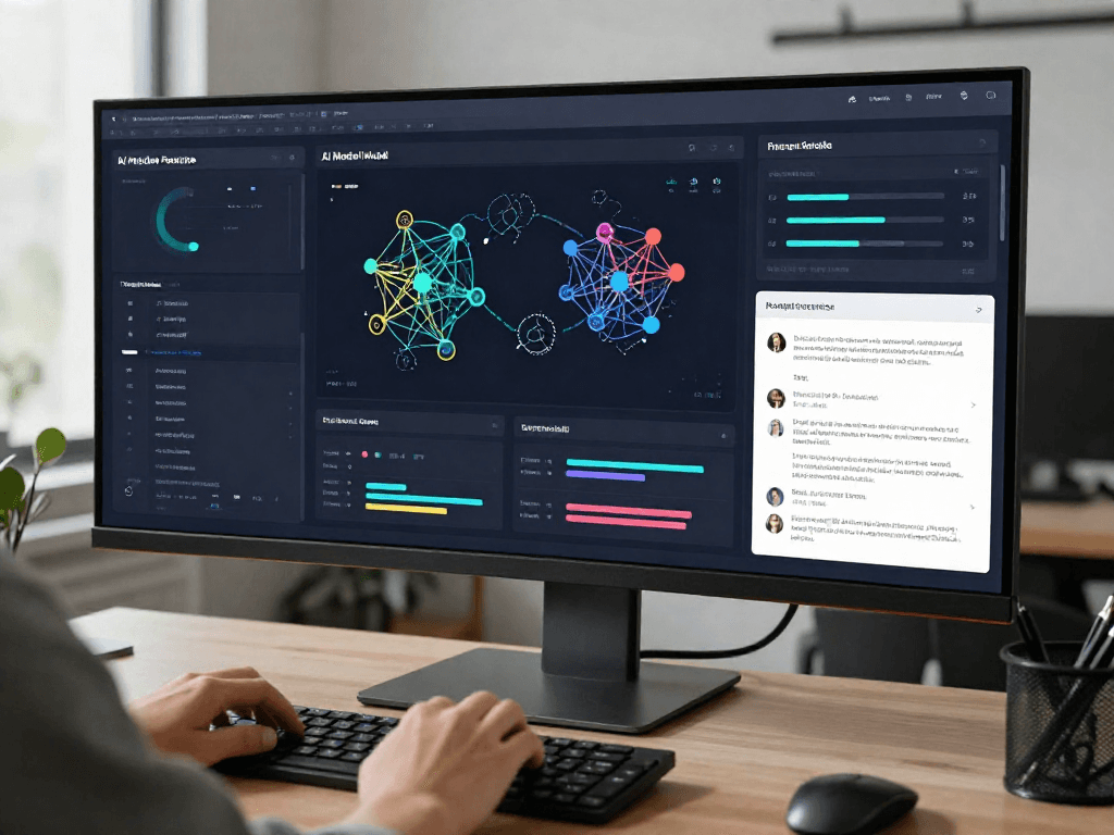 Tubeorigin AI SaaS tool dashboard showcasing machine learning automation and advanced analytics.