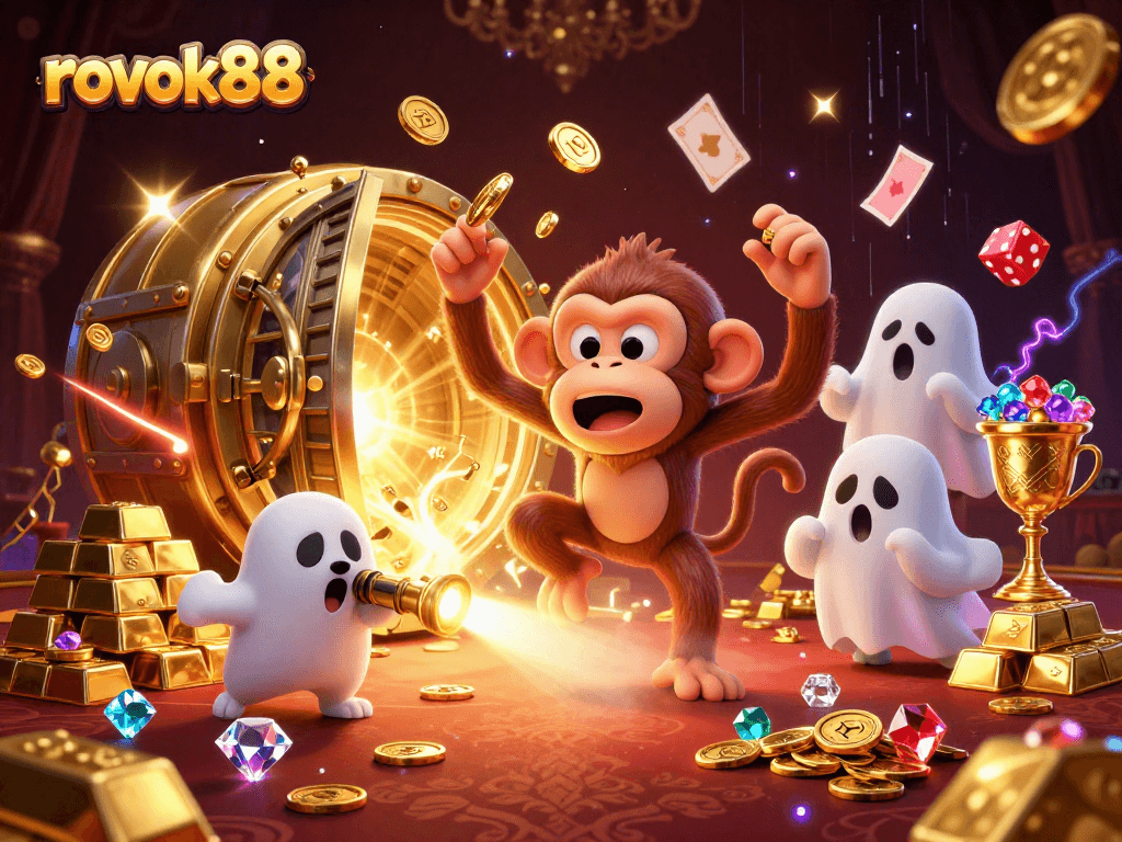 Experience thrilling gameplay with rokok88's unique casino offerings, featuring engaging characters and dynamic elements.