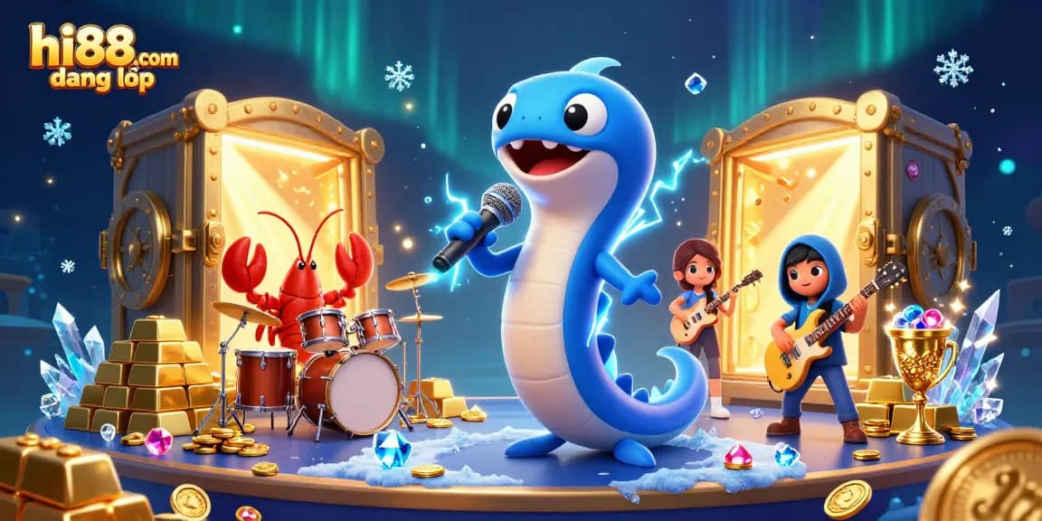 Experience the energetic performance of hi88.com đăng nhập with vibrant casino-themed underwater elements.