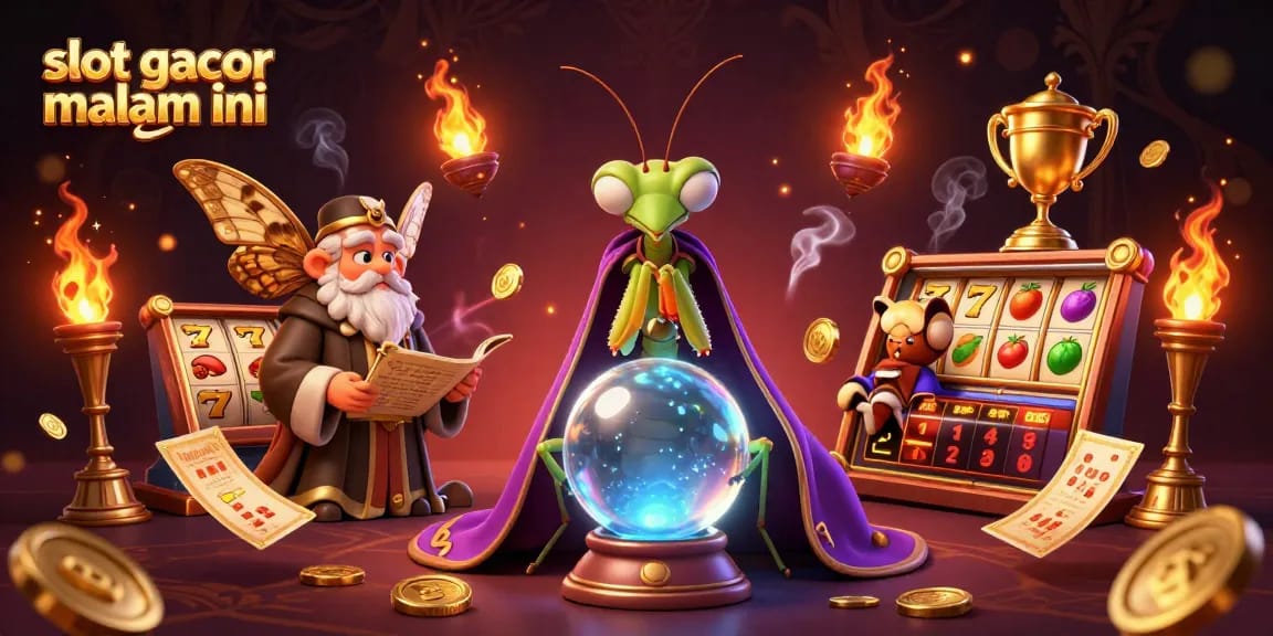 Engage in thrilling gameplay with slot gacor malam ini surrounded by vibrant slot elements.