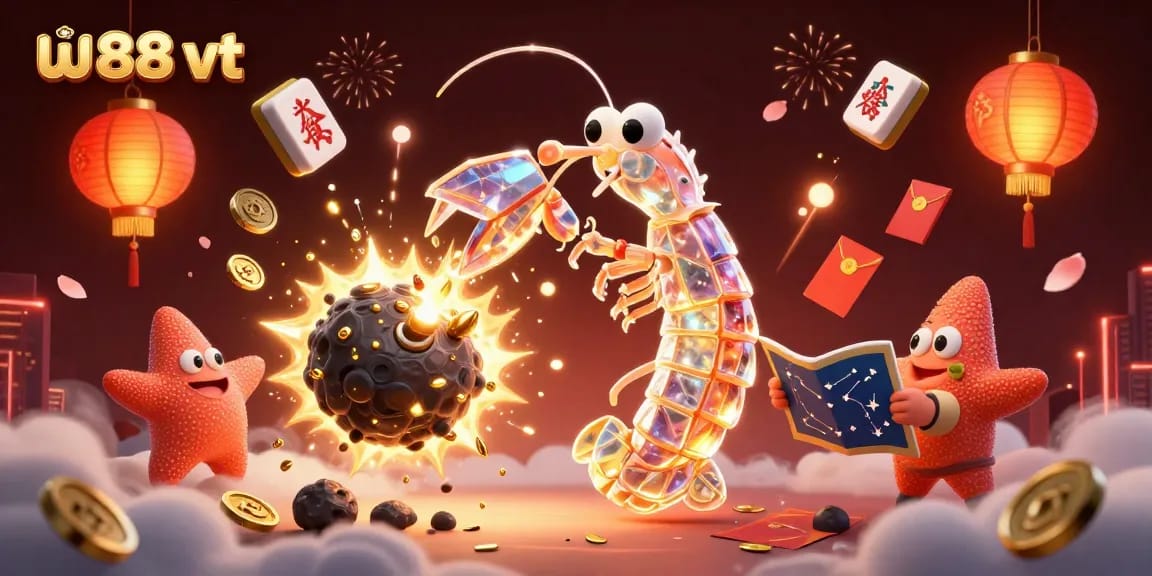 Trải nghiệm cá cược tuyệt vời tại w88 vt với hình ảnh sinh động và thú vị.