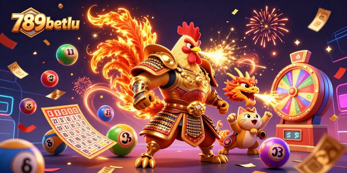 Engage with thrilling games at 789betlu's dynamic gaming scene featuring colorful lottery elements.
