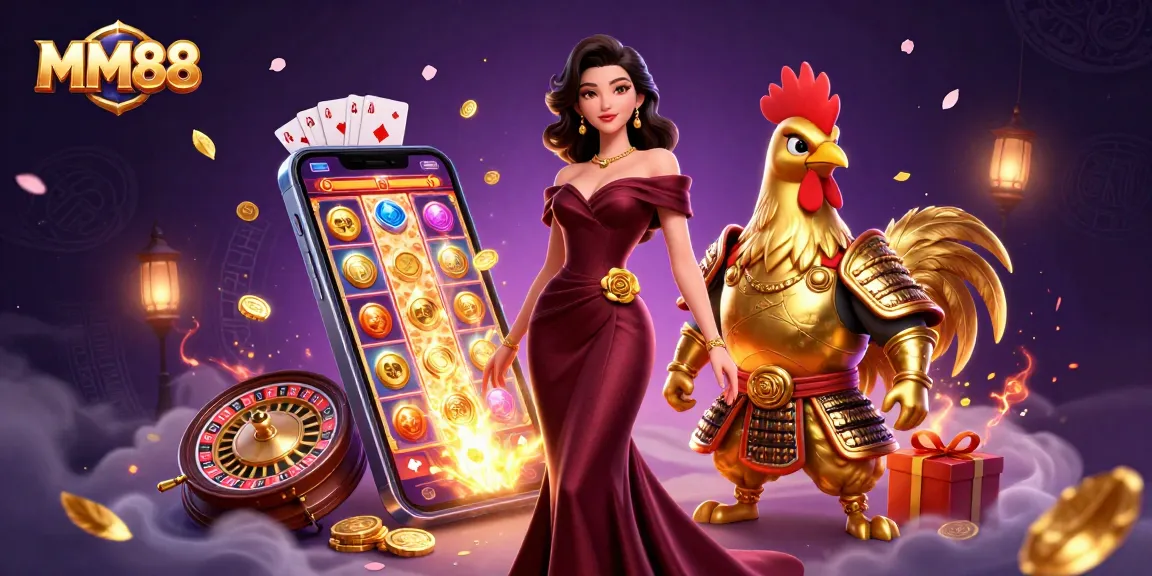 Spin to win at MM88 with captivating slot games and glamorous casino vibes.