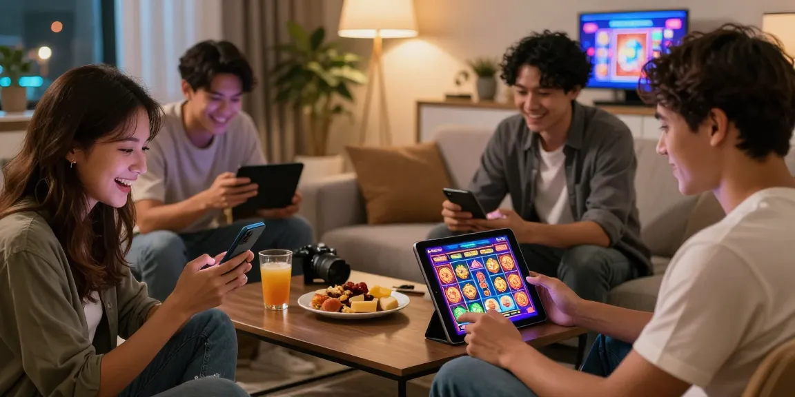 Pengguna menikmati Super59 link alternatif dengan slot online di ruang tamu yang nyaman.