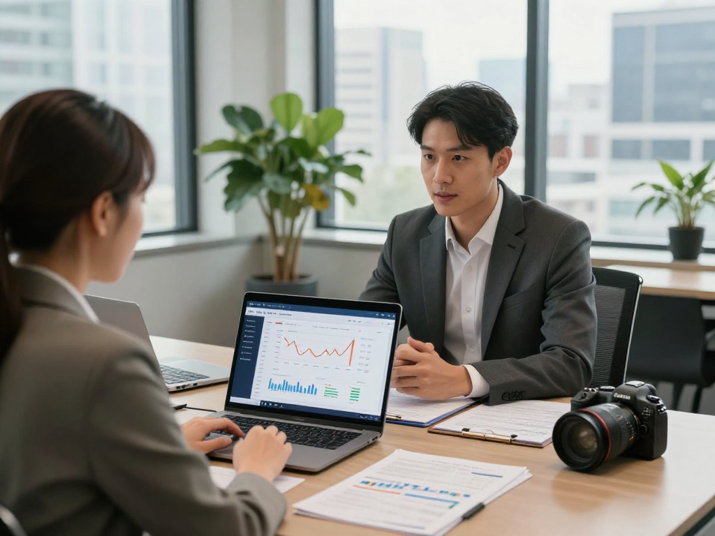 XPAY33 Australia financial advisor meeting with client in modern office