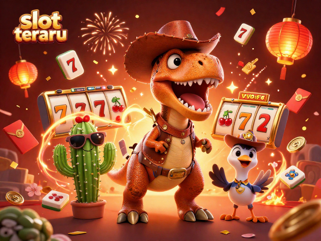 Experience slot terbaru action with vibrant characters and dynamic casino elements.