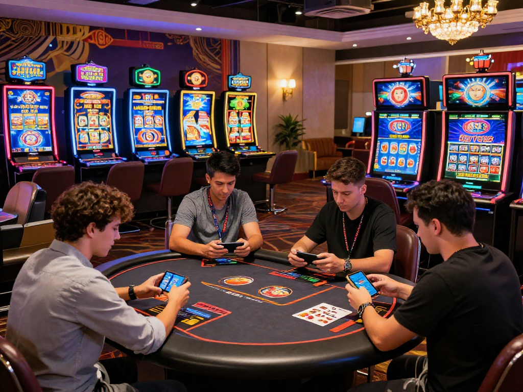 Experience the thrill of online gaming at https://rokok88.bet with diverse players enjoying immersive casino games.