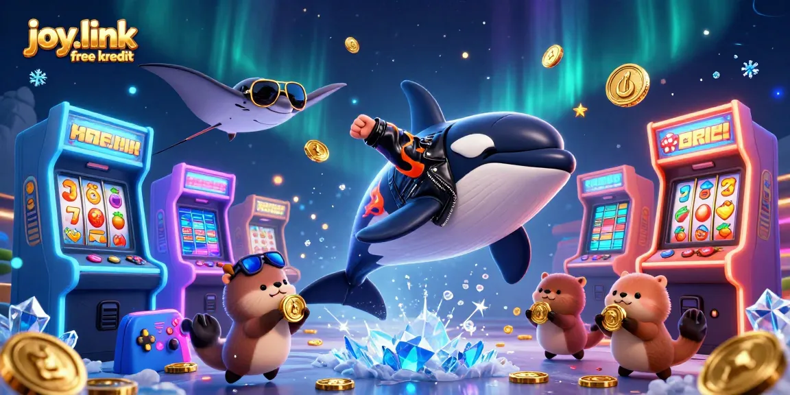 Engage in thrilling gameplay with joy.link free kredit featuring a dynamic casino scene.