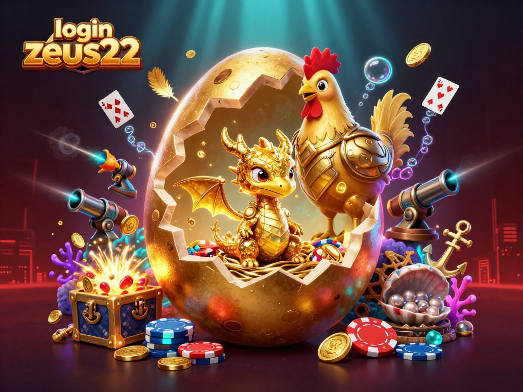 Experience thrilling roulette action at login zeus222, featuring a golden dragon and poker chips.