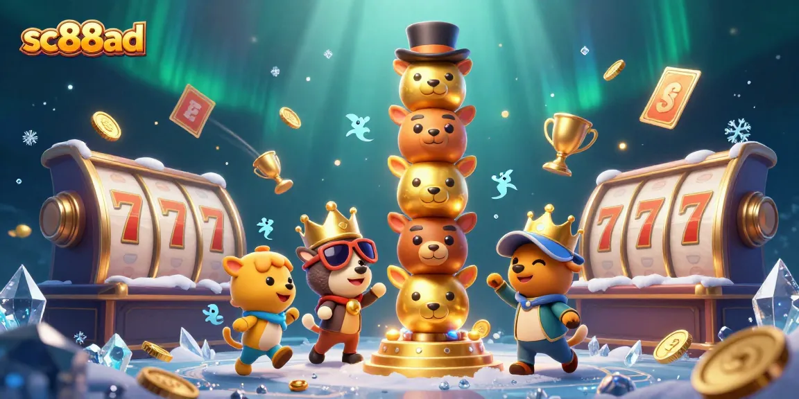 Engage in thrilling slot games with sc88ad's vibrant casino environment full of dynamic elements.