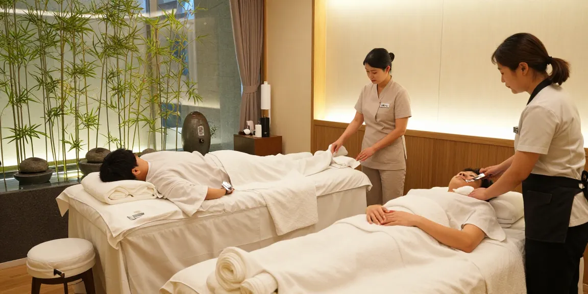 Indulge in relaxing 분당op spa treatments in a serene urban setting.