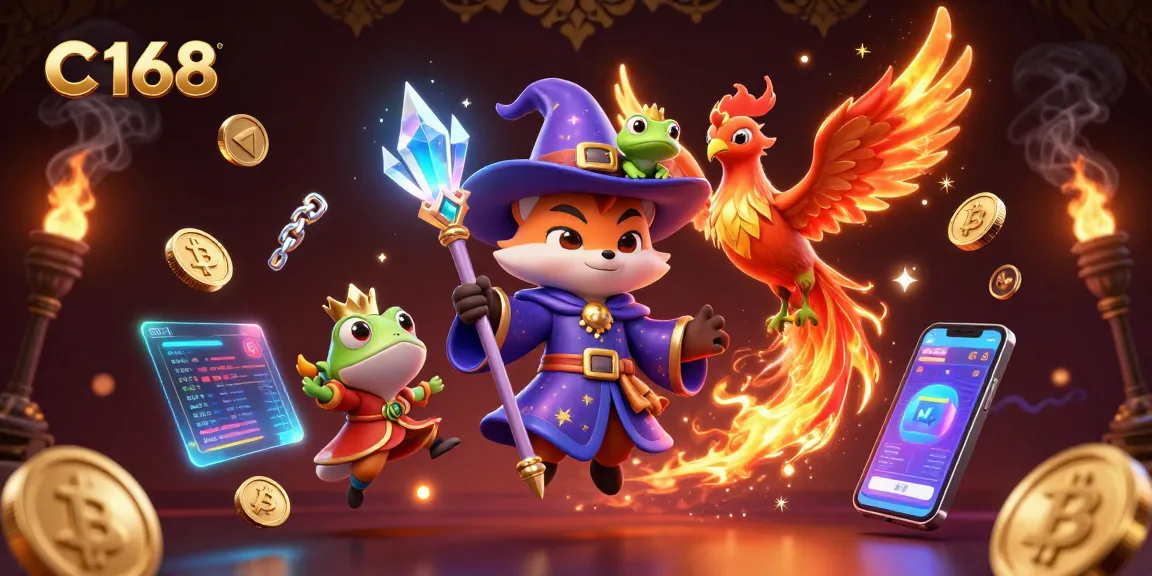 Engage in thrilling gameplay with C168, featuring dynamic elements of crypto casino action.