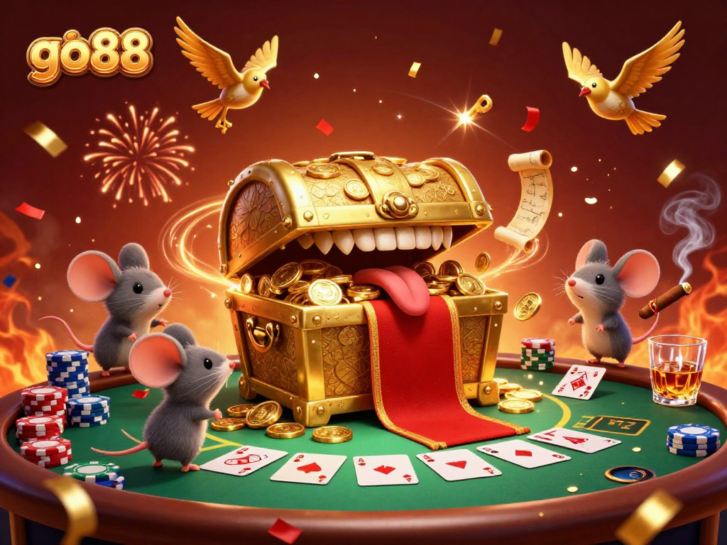 Experience thrilling poker excitement with go88's vibrant casino scene and dynamic elements.