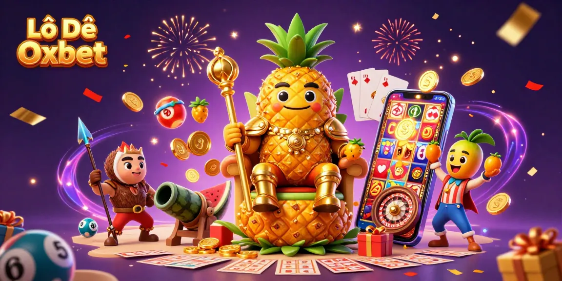 Lô Đề Oxbet enhances your lottery gaming excitement with vibrant and captivating illustration rich in detail.