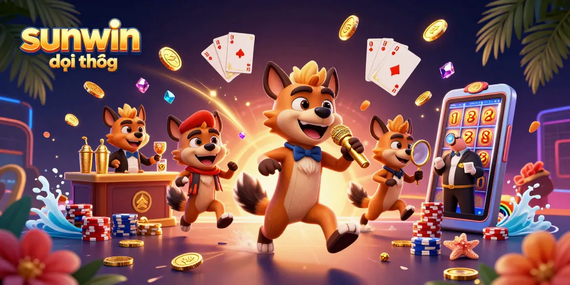 Experience laughs and wins with sunwin đổi thưởng at this vibrant casino scene!