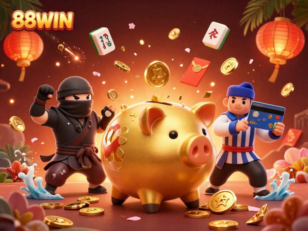 Experience winning opportunities at 88WIN with dynamic gaming elements and vibrant atmosphere.