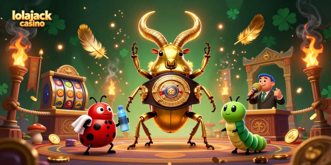 Experience the thrill of gaming at lolajack casino with vibrant characters and dynamic casino elements.