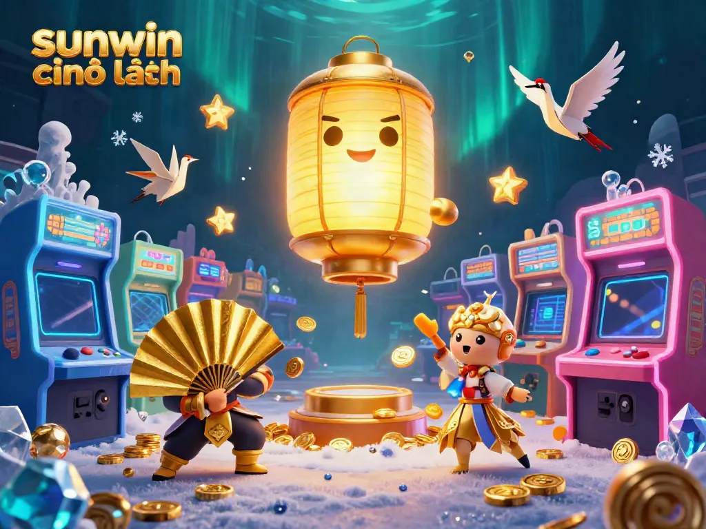 Experience the virtual thrill at sunwin chính hãng with vibrant casino elements and lucky symbols.