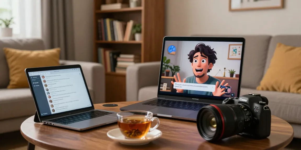 Engaging with character ai nsfw in a cozy living room setting, showcasing personalized AI companionship.