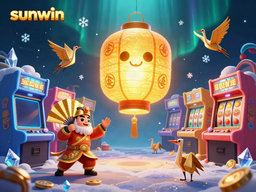 Experience the excitement of Sunwin with thrilling casino games and vibrant character action.
