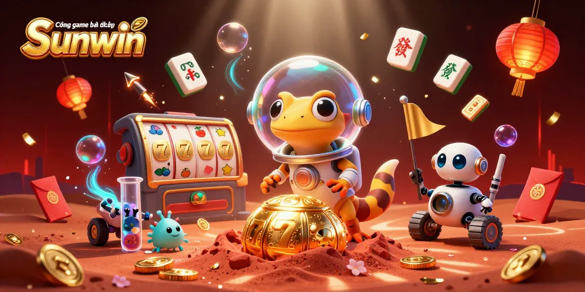 Experience Cổng game bài đổi thưởng Sunwin's thrilling casino treasures captured in 3D art.