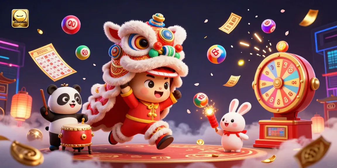 Engage in exciting wins at 33winvn with dynamic gameplay, vibrant lottery elements, and festive characters.