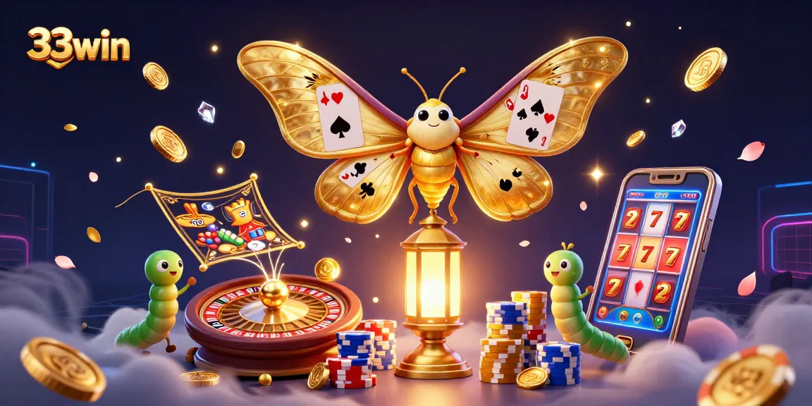 Experience the thrill of 33win with vibrant casino games and dynamic visuals including slots and roulette.